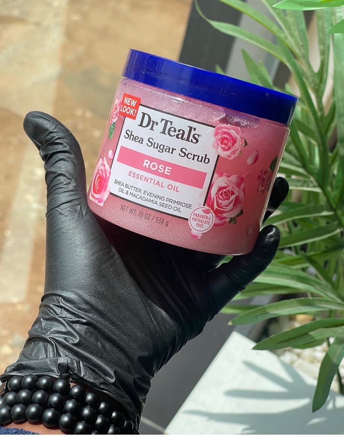 Dr Teal's Shea Sugar Scrub (Rose Essential Oil) by Dr Teal's